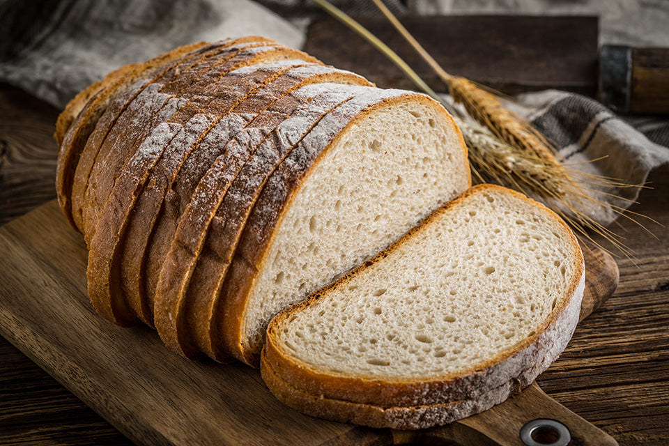 freshly baked artisan bread